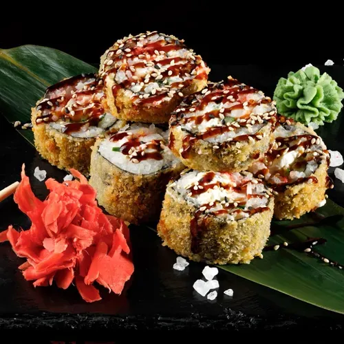 Tempura cu somon
