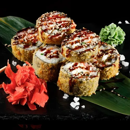 Tempura cu Somon grill
